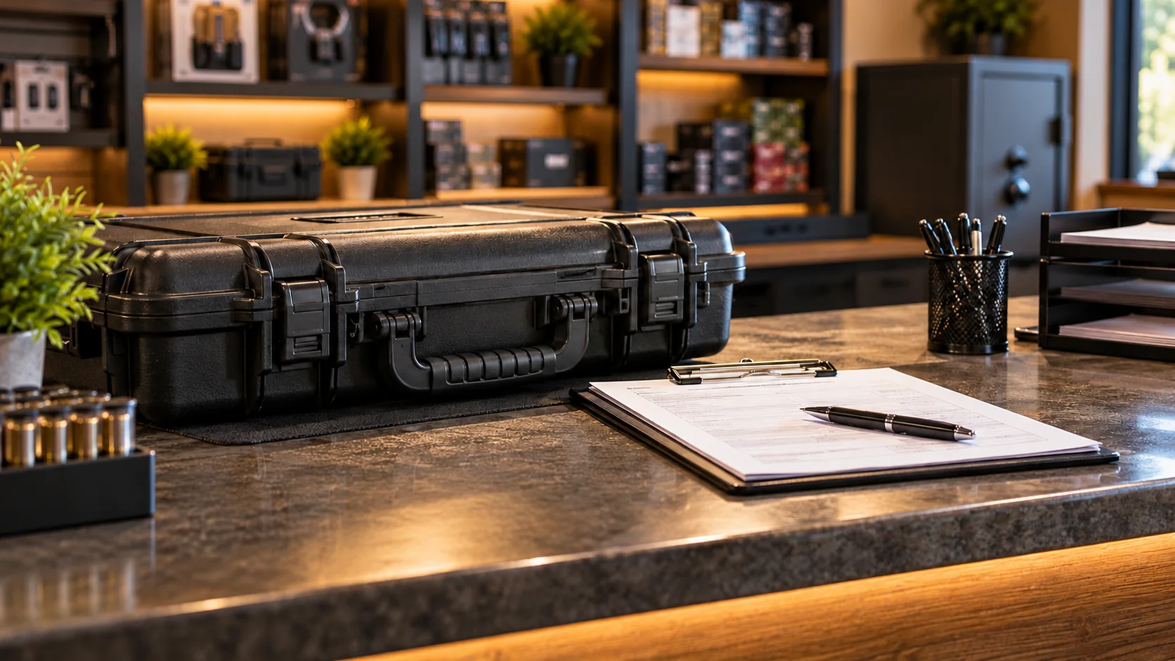 Firearm transfer services at One Round LLC in Crystal Lake, Illinois